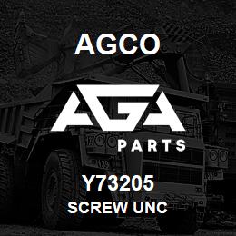 Y73205 Agco SCREW UNC | AGA Parts