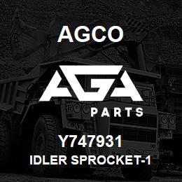 Y747931 Agco IDLER SPROCKET-1 | AGA Parts