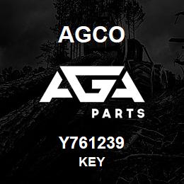 Y761239 Agco KEY | AGA Parts