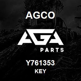 Y761353 Agco KEY | AGA Parts