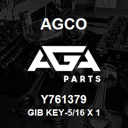 Y761379 Agco GIB KEY-5/16 X 1 | AGA Parts