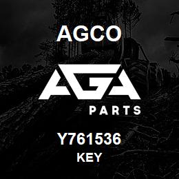 Y761536 Agco KEY | AGA Parts