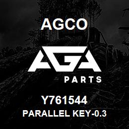 Y761544 Agco PARALLEL KEY-0.3 | AGA Parts