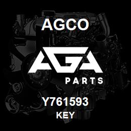 Y761593 Agco KEY | AGA Parts