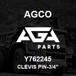 Y762245 Agco CLEVIS PIN-3/4" | AGA Parts