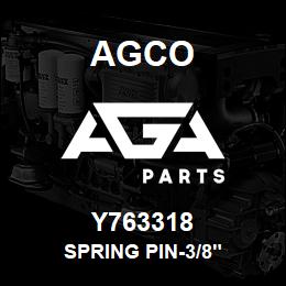 Y763318 Agco SPRING PIN-3/8" | AGA Parts