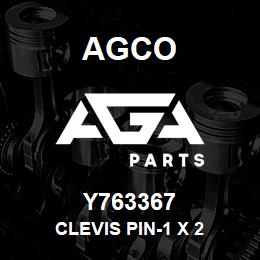 Y763367 Agco CLEVIS PIN-1 X 2 | AGA Parts