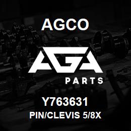 Y763631 Agco PIN/CLEVIS 5/8X | AGA Parts