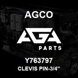 Y763797 Agco CLEVIS PIN-3/4" | AGA Parts