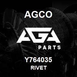 Y764035 Agco RIVET | AGA Parts