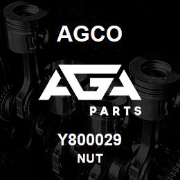 Y800029 Agco NUT | AGA Parts