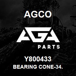 Y800433 Agco BEARING CONE-34. | AGA Parts