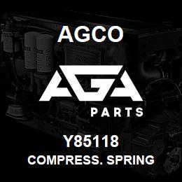 Y85118 Agco COMPRESS. SPRING | AGA Parts