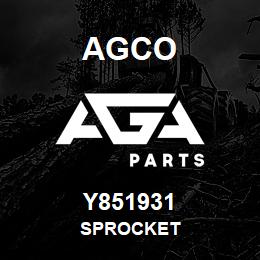 Y851931 Agco SPROCKET | AGA Parts