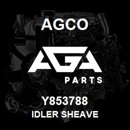 Y853788 Agco IDLER SHEAVE | AGA Parts