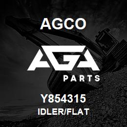 Y854315 Agco IDLER/FLAT | AGA Parts