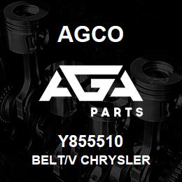 Y855510 Agco BELT/V CHRYSLER | AGA Parts