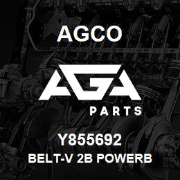 Y855692 Agco BELT-V 2B POWERB | AGA Parts