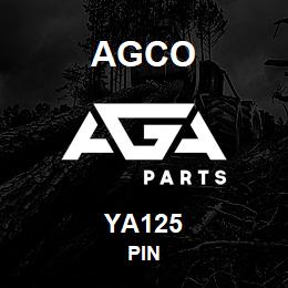 YA125 Agco PIN | AGA Parts