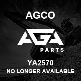 YA2570 Agco NO LONGER AVAILABLE | AGA Parts