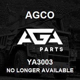 YA3003 Agco NO LONGER AVAILABLE | AGA Parts