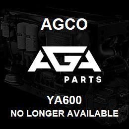 YA600 Agco NO LONGER AVAILABLE | AGA Parts