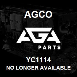 YC1114 Agco NO LONGER AVAILABLE | AGA Parts