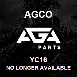 YC16 Agco NO LONGER AVAILABLE | AGA Parts