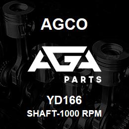 YD166 Agco SHAFT-1000 RPM | AGA Parts