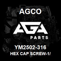 YM2502-316 Agco HEX CAP SCREW-1/ | AGA Parts