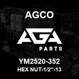 YM2520-352 Agco HEX NUT-1/2"-13 | AGA Parts