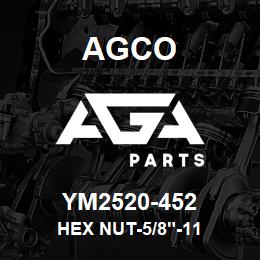 YM2520-452 Agco HEX NUT-5/8"-11 | AGA Parts