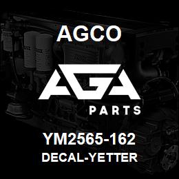 YM2565-162 Agco DECAL-YETTER | AGA Parts