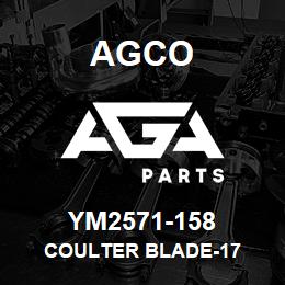 YM2571-158 Agco COULTER BLADE-17 | AGA Parts