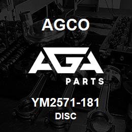 YM2571-181 Agco DISC | AGA Parts