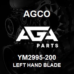 YM2995-200 Agco LEFT HAND BLADE | AGA Parts