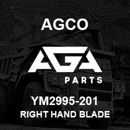 YM2995-201 Agco RIGHT HAND BLADE | AGA Parts