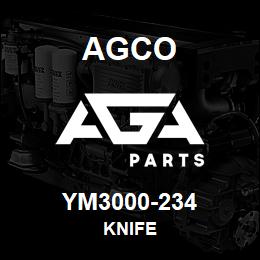 YM3000-234 Agco KNIFE | AGA Parts