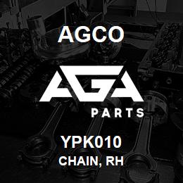 YPK010 Agco CHAIN, RH | AGA Parts