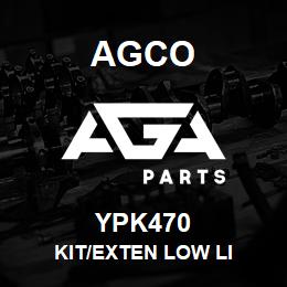 YPK470 Agco KIT/EXTEN LOW LI | AGA Parts