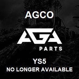 YS5 Agco NO LONGER AVAILABLE | AGA Parts