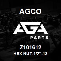 Z101612 Agco HEX NUT-1/2"-13 | AGA Parts