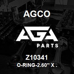 Z10341 Agco O-RING-2.60" X . | AGA Parts