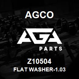 Z10504 Agco FLAT WASHER-1.03 | AGA Parts