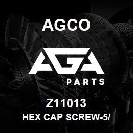 Z11013 Agco HEX CAP SCREW-5/ | AGA Parts