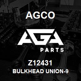 Z12431 Agco BULKHEAD UNION-9 | AGA Parts