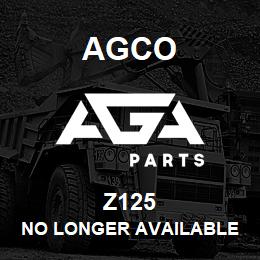 Z125 Agco NO LONGER AVAILABLE | AGA Parts