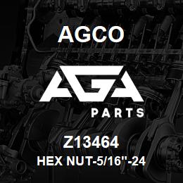 Z13464 Agco HEX NUT-5/16"-24 | AGA Parts