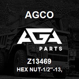 Z13469 Agco HEX NUT-1/2"-13, | AGA Parts