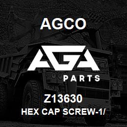 Z13630 Agco HEX CAP SCREW-1/ | AGA Parts